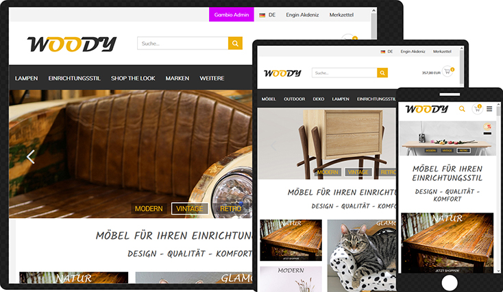 WOODY Gambio GX3 Template