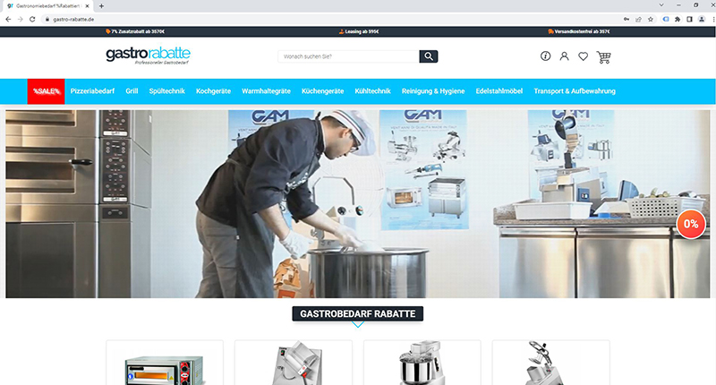 Gastrorabatte Gastrobedarf Shop